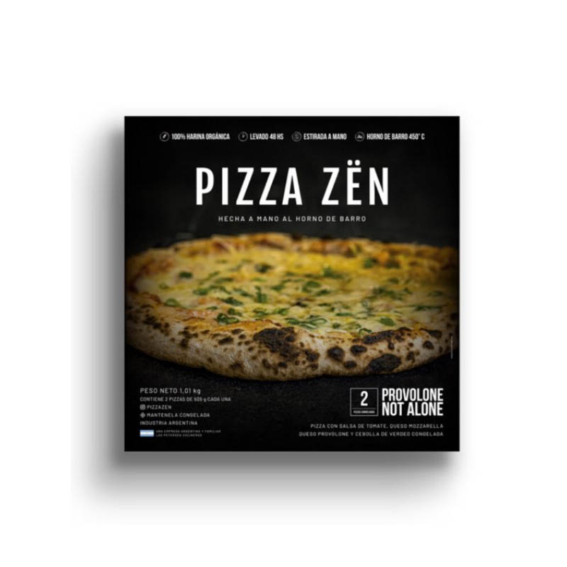 Pizza Pizzazen Provolone Not Alone Horno X 2 Unid