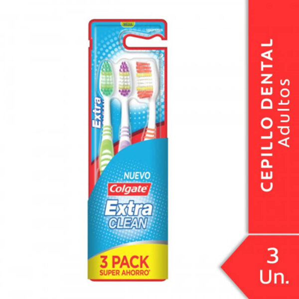 Cepillo Dental Colgate Ex.Clean Mediano X 3 Unid