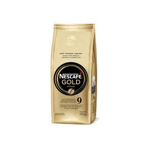 Cafe Nescafe Gold Inten.9 Tostado/Molido X 250 Gr