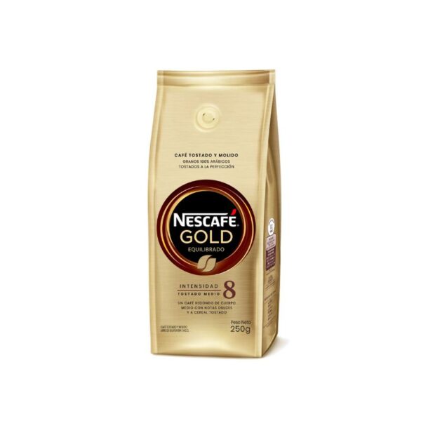 Cafe Nescafe Gold Inten.8 Tost/Molido X 250 Gr