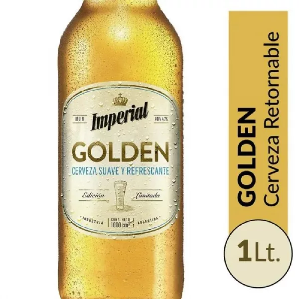 Cerveza Imperial Golden Edicion Limitada X 1 Lt