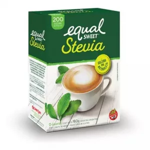 Edulcorante Equalsweet Stevia Sobres X 200 Unid