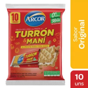 Turron De Mani Arcor X 10 Unidades X 10 Unid