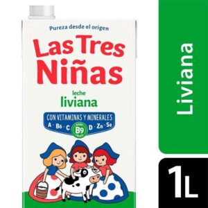 Leche Las Tres Niñas Liviana Con Vitami X 1 Lt