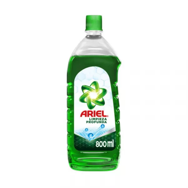 Detergente Ropa Ariel Limpieza Profunda x 800 cm3