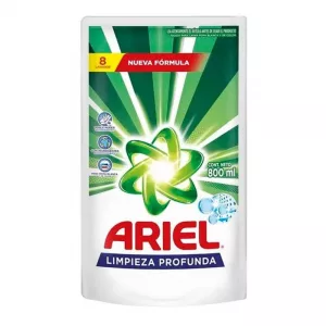 Jabón Ropa Ariel Limpieza Profunda x 800 cm3