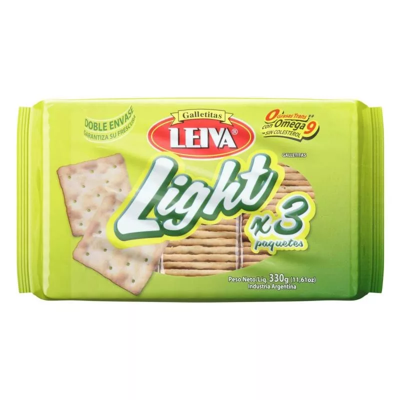 Galletitas Leiva Crackers Light x 300 gr