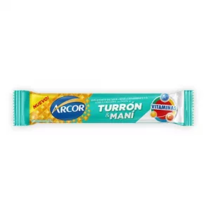 Turron De Mani Arcor Con Vitaminas X 25 Gr