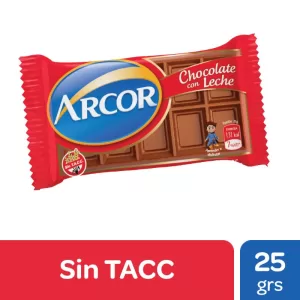 Chocolate Arcor Con Leche X 25 Gr