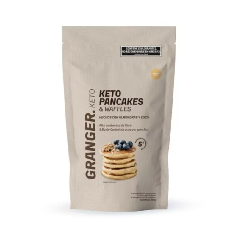 Mezcla Granger Keto Pancakes&Waffles X 200 Gr