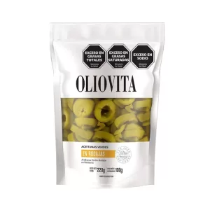 Aceitunas Oliovita Verdes En Rodajas X 220 Gr
