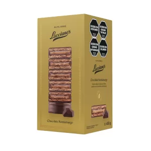 Alfajores Lucciano'S Chocolate Semiamarg X 6 Unid
