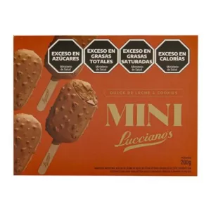 Helado Lucciano'S Mini Ddl&Cookies X 200 Gr