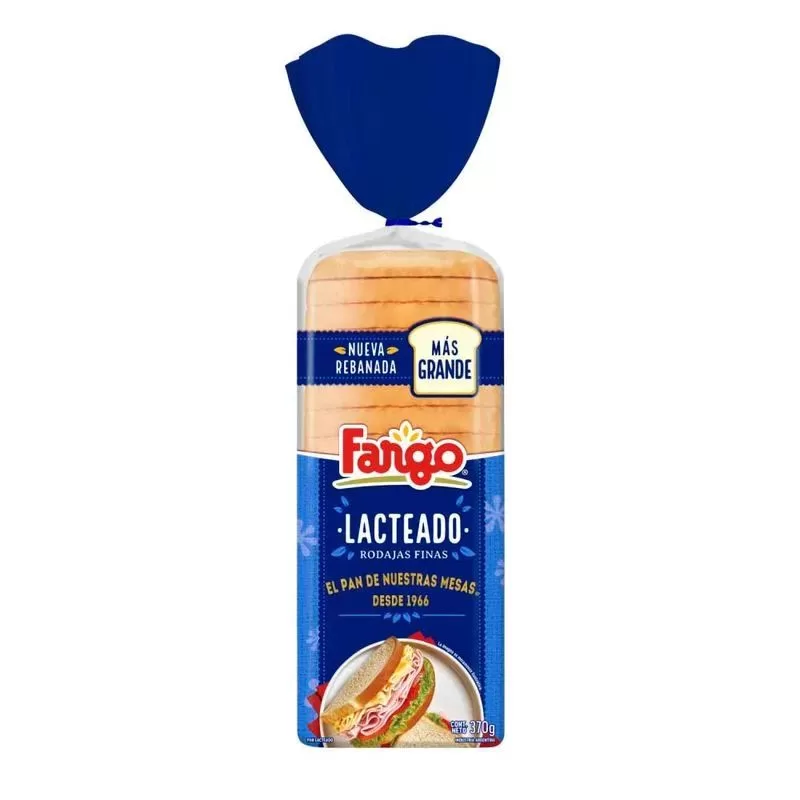 Pan Fargo Lacteado X 370 Gr