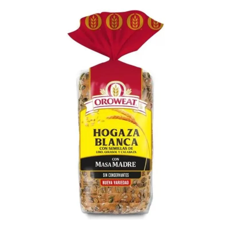 Pan Bimbo Oroweat Hog.Bca C/Semillas X 600 Gr