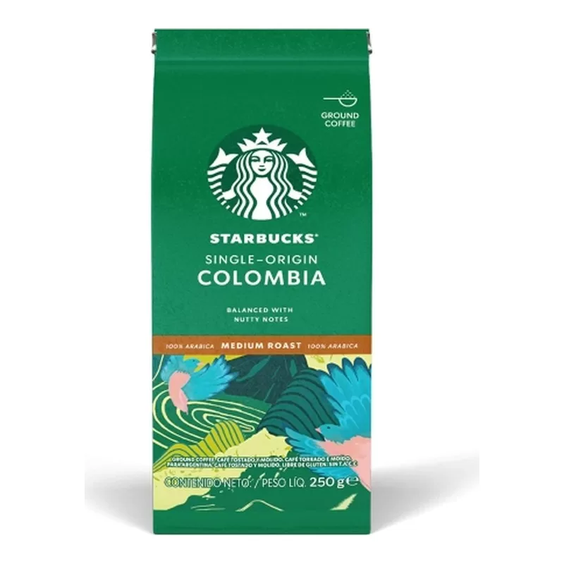 Cafe Starbucks Colombia Torrad X 250 Gr