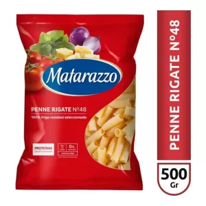 Fideos Matarazzo Penne Rigate X 500 Gr