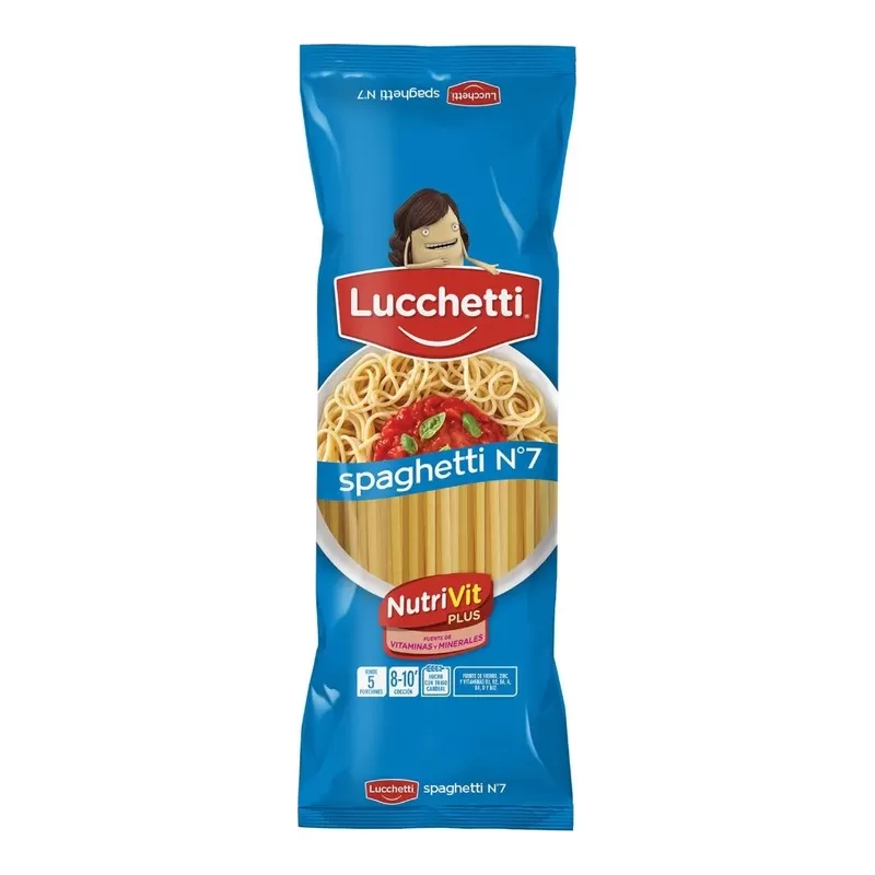 Fideos Lucchetti Spaghetti Nro X 500 Gr