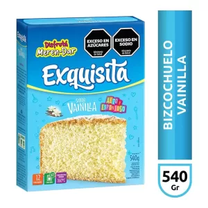 Bizcochuelo Exquisita Vainilla X 540 Gr