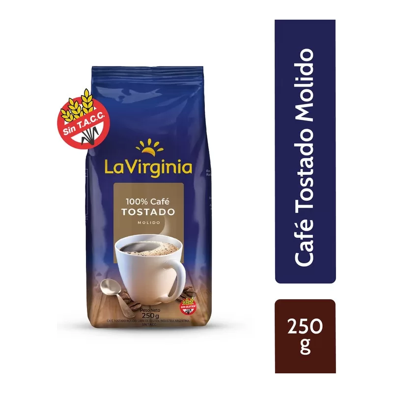 Cafe La Virginia Tostado Molid X 250 Gr