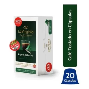 Capsulas La Virginia Espresso X 20 Unid