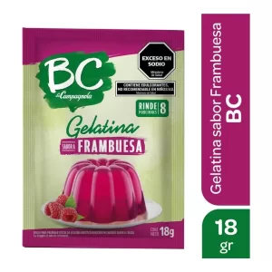 Gelatina Bc Campagnola Frambue X 18 Gr