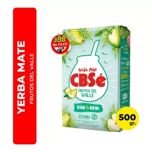 Yerba Mate Cbse Frutos Del Val X 500 Gr