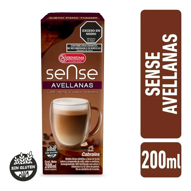 Bebida Lactea Sense Avellana X 200 Cm3