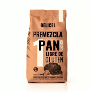 Premezcla Delicel Para Pan Casero S/Tacc X 500 Gr
