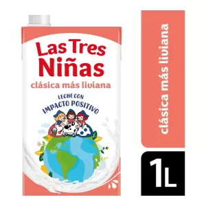Leche Las Tres Niñas Clasica+l X 1 Lt