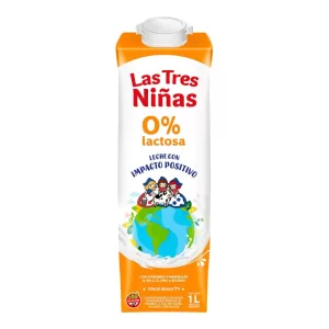 Leche Las Tres Niñas 0% Lactos X 1 Lt