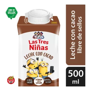 Leche Las Tres Niñas Con Cacao X 500 Cm3
