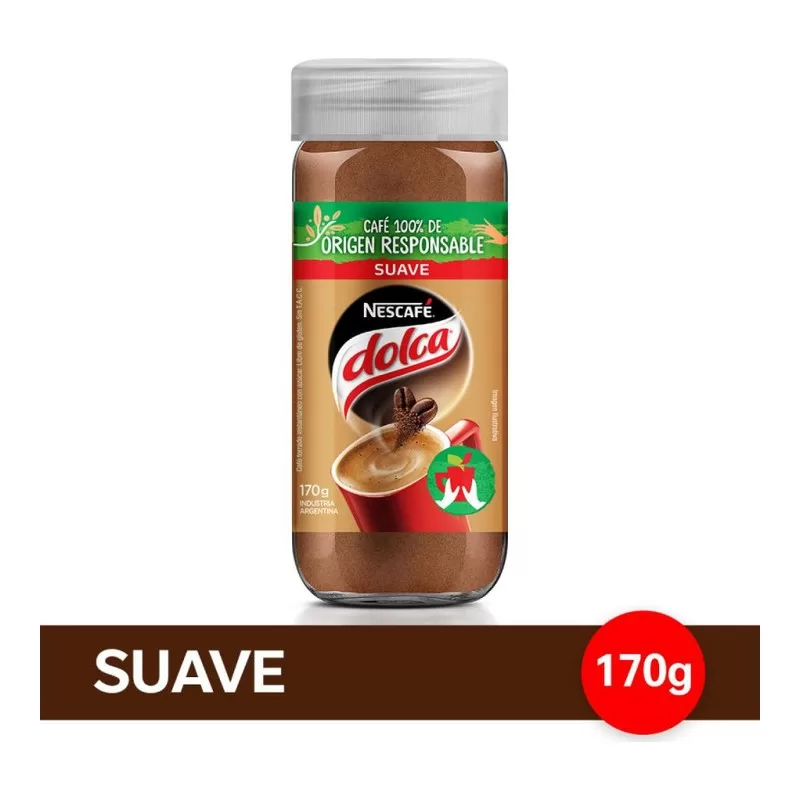 Cafe Nescafe Dolca Instantaneo X 170 Gr