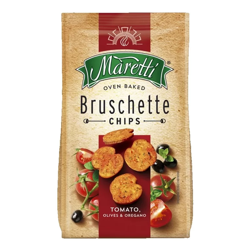 Chips Maretti Tomato Olives Y Oregano X 140 Gr