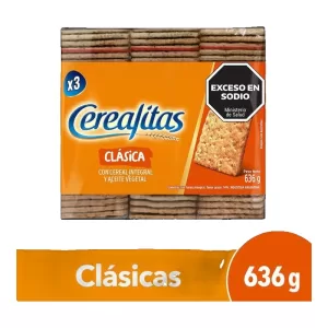 Galletitas Cerealitas Clasicas X 636 Gr