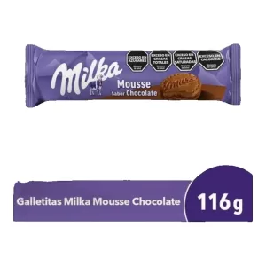 Galletitas Milka Mousse De Chocolate X 124 Gr