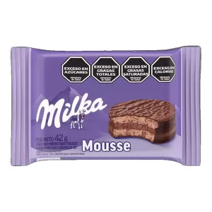 Alfajor Milka Mousse Chocolate X 6 X 252 Gr