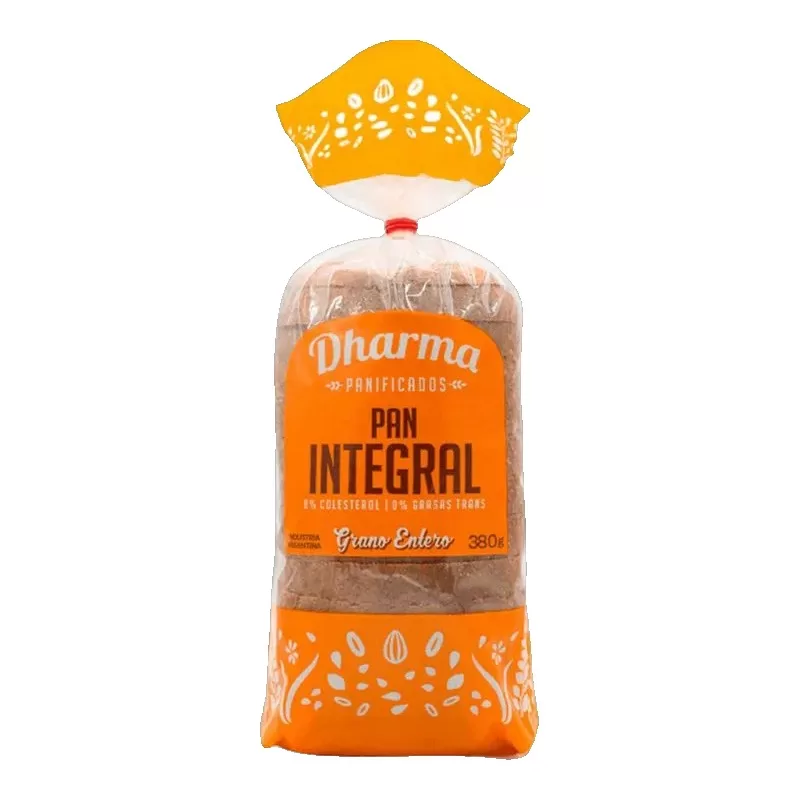 Pan Dharma Integral Grano Entero X 380 Gr