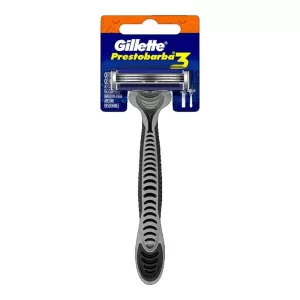 Maquina Prestobarba 3 Gris Descartable X 1 Unid