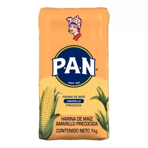 Harina Pan De Maiz Amarillo X 1 Kg