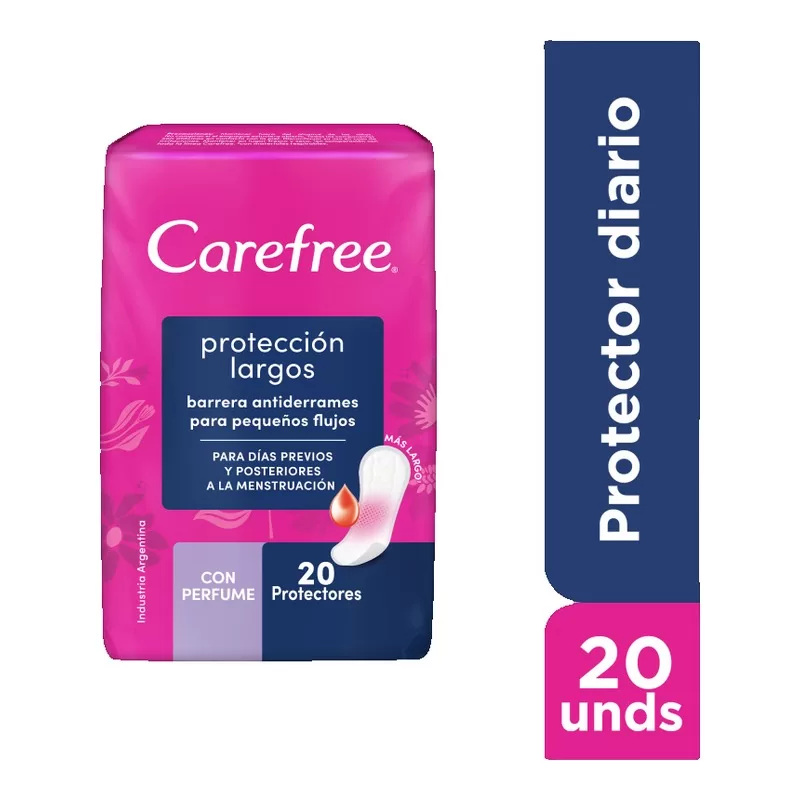 Prot.Diarios Carefree Largos X 20 Unid