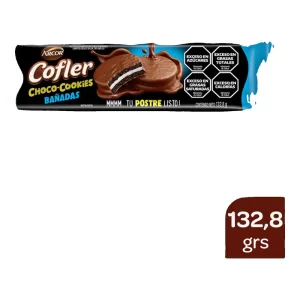 Galletitas Cofler Choco-Cookies Bañ. Azu X 133 Gr