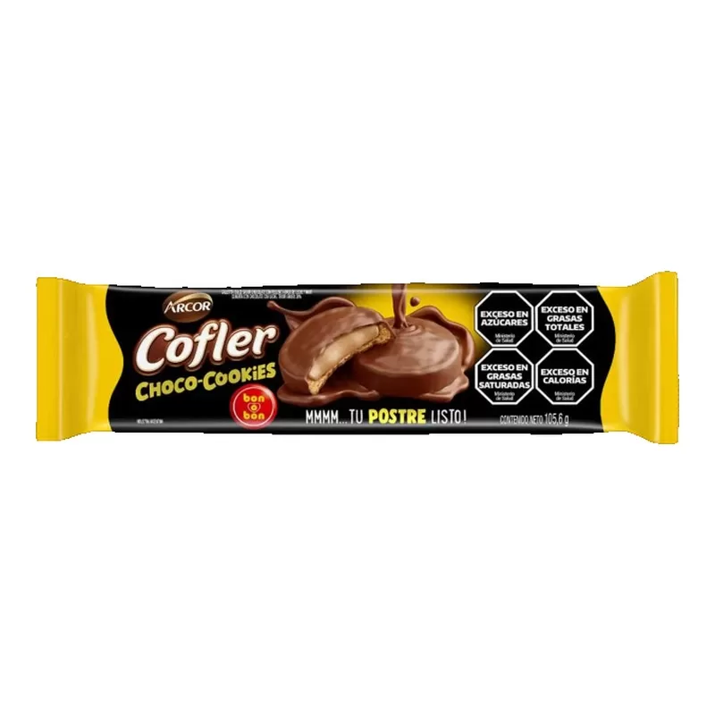 Galletitas Cofler Choco-Cookies Bon-O-Bo X 105 Gr