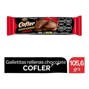 Galletitas Cofler Choco-Cookies Bañ.Choc X 106 Gr