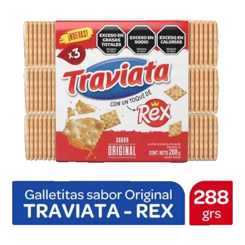 Galletitas Traviata Con Un Toq.De Rex X 288 Gr