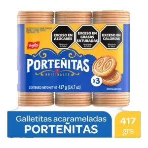 Galletitas Porteñitas Originales X 417 Gr