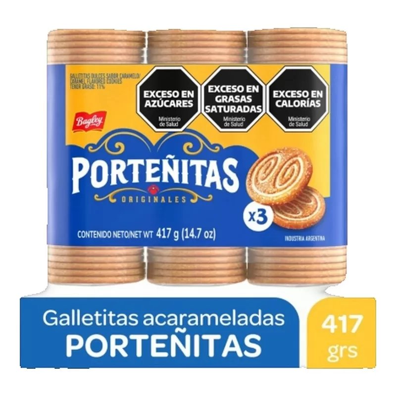 Galletitas Porteñitas Originales X 417 Gr