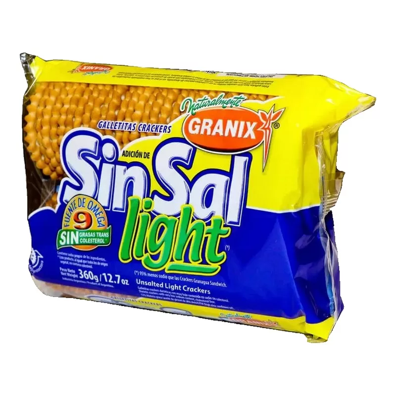 Galletitas Granix Sin Sal Crackers Light X 360 Gr