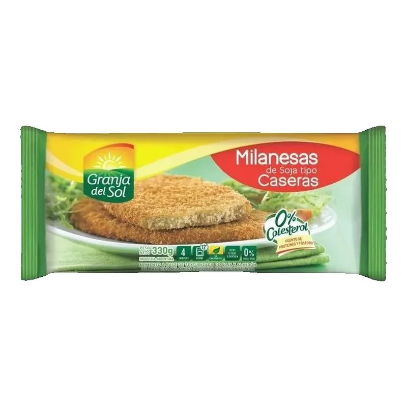 Milanesa De Soja Gja.Del Sol Tipo Caser X 330 Gr