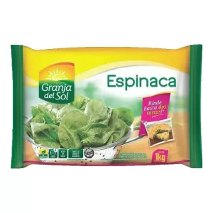 Espinaca Granja Del Sol Congelada X 1 Kg